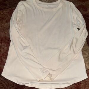 No Boundaries Cream Ribbed Top